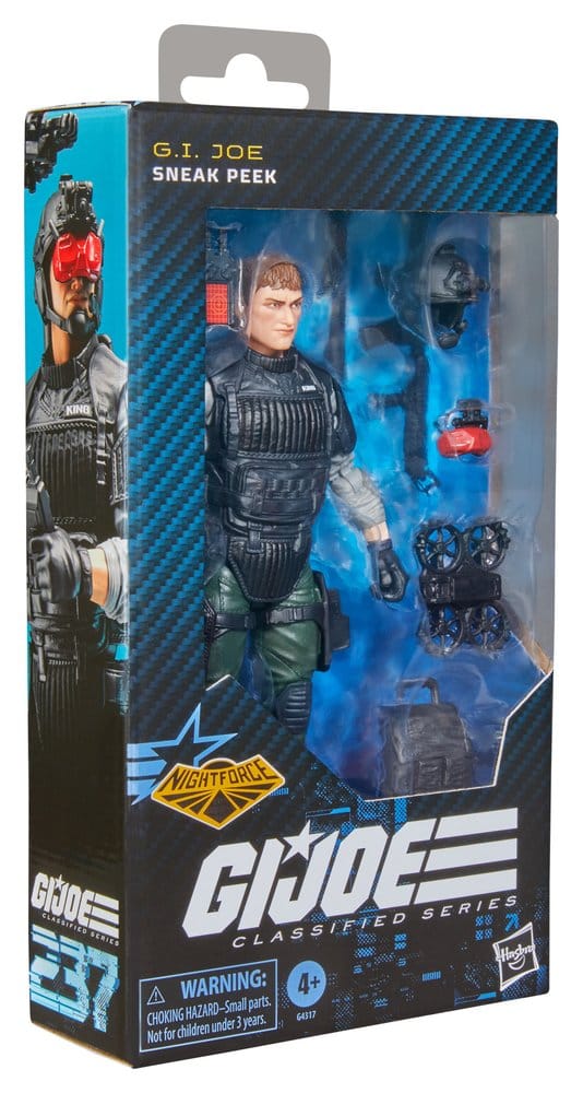 NIGHT FORCE SNEAK PEEK G.I. JOE CLASSIFIED SERIES FIGURA 15 CM HASBRO