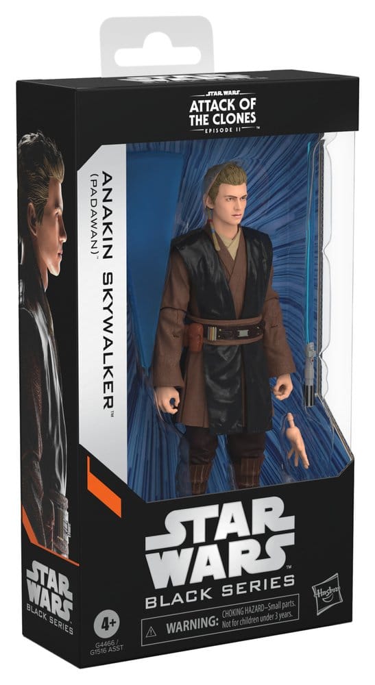 ANAKIN SKYWALKER PADAWAN STAR WARS EPISODIO II BLACK SERIES FIGURA 15 CM HASBRO