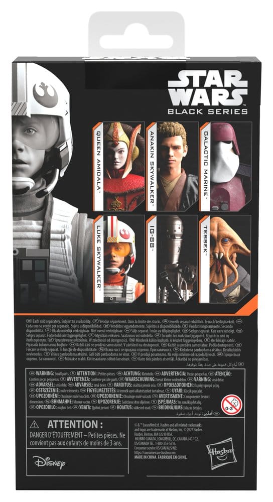 LUKE SKYWALKER X-WING PILOT STAR WARS EPISODIO IV BLACK SERIES FIGURA 15 CM HASBRO