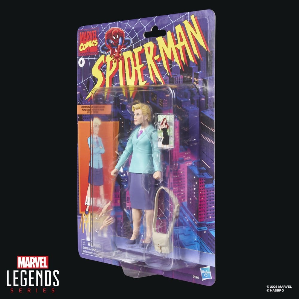 AUNT MAY SPIDER-MAN THE ANIMATED SERIES MARVEL LEGENDS 15 CM HASBRO