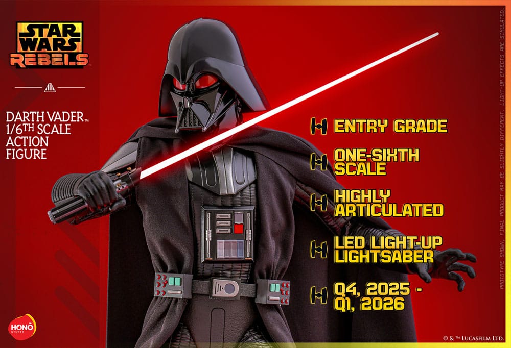 DARTH VADER – FIGURA 1/6 (HONŌ STUDIO – STAR WARS: REBELS)