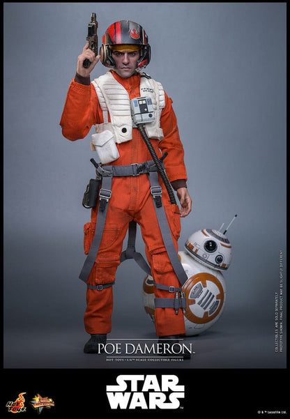 POE DAMERON – FIGURA HOT TOYS 1/6 – STAR WARS THE FORCE AWAKENS