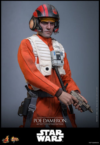 POE DAMERON – FIGURA HOT TOYS 1/6 – STAR WARS THE FORCE AWAKENS
