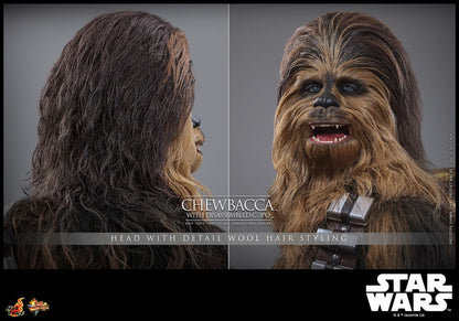 CHEWBACCA WITH DISASSEMBLED C-3PO – FIGURA 1/6 ESCALA – HOT TOYS – STAR WARS EPISODE V