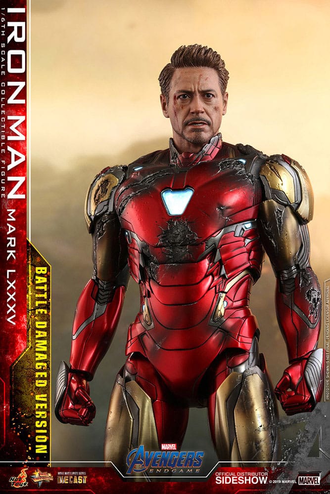IRON MAN MARK LXXXV BATTLE DAMAGED FIGURA 1/6 AVENGERS ENDGAME 32 CM HOT TOYS SPECIAL EDITION