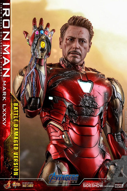 IRON MAN MARK LXXXV BATTLE DAMAGED FIGURA 1/6 AVENGERS ENDGAME 32 CM HOT TOYS SPECIAL EDITION