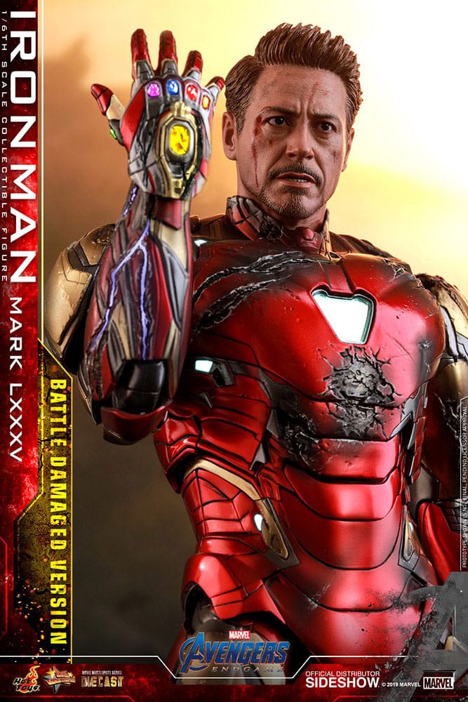 IRON MAN MARK LXXXV BATTLE DAMAGED FIGURA 1/6 AVENGERS ENDGAME 32 CM HOT TOYS SPECIAL EDITION