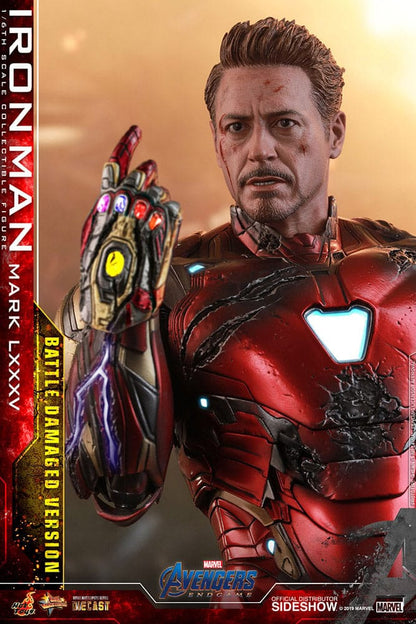IRON MAN MARK LXXXV BATTLE DAMAGED FIGURA 1/6 AVENGERS ENDGAME 32 CM HOT TOYS SPECIAL EDITION