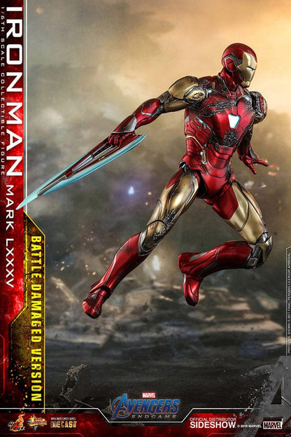 IRON MAN MARK LXXXV BATTLE DAMAGED FIGURA 1/6 AVENGERS ENDGAME 32 CM HOT TOYS SPECIAL EDITION