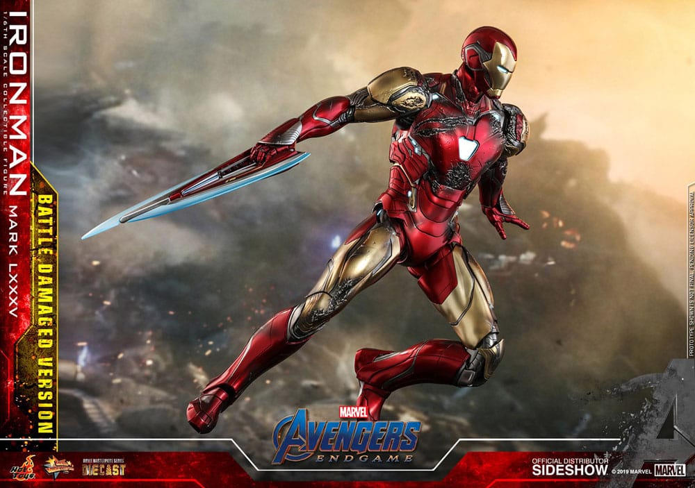 IRON MAN MARK LXXXV BATTLE DAMAGED FIGURA 1/6 AVENGERS ENDGAME 32 CM HOT TOYS SPECIAL EDITION