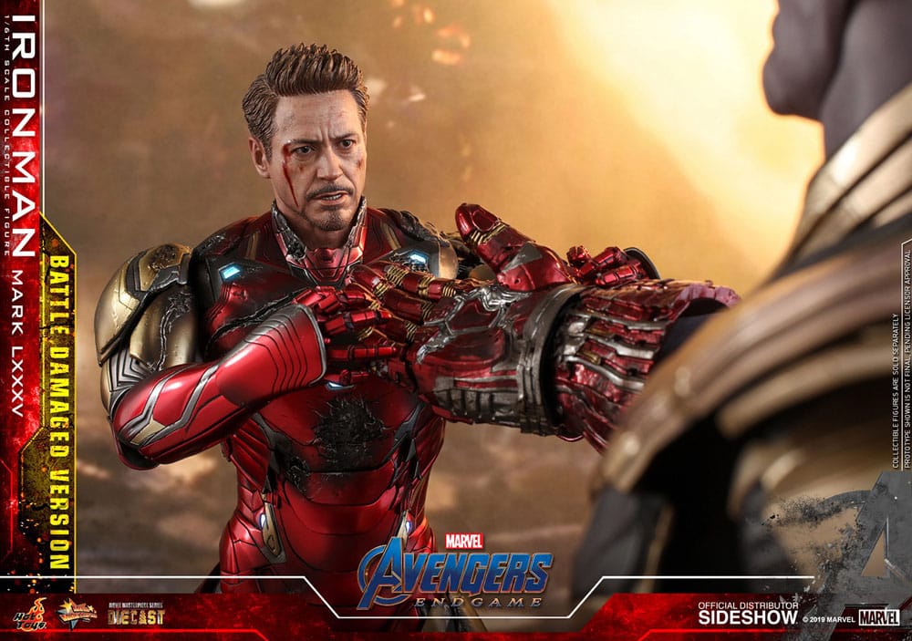 IRON MAN MARK LXXXV BATTLE DAMAGED FIGURA 1/6 AVENGERS ENDGAME 32 CM HOT TOYS SPECIAL EDITION