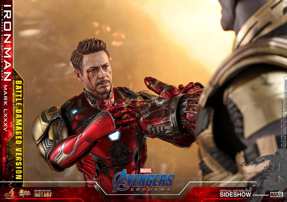 IRON MAN MARK LXXXV BATTLE DAMAGED FIGURA 1/6 AVENGERS ENDGAME 32 CM HOT TOYS SPECIAL EDITION