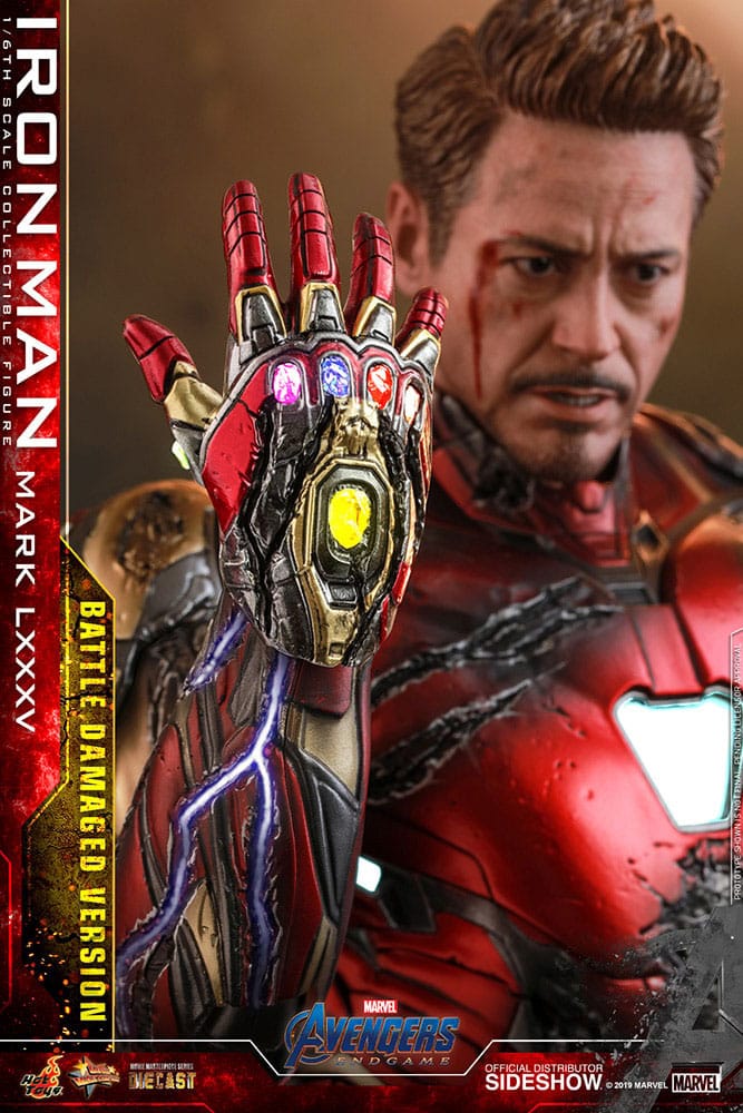 IRON MAN MARK LXXXV BATTLE DAMAGED FIGURA 1/6 AVENGERS ENDGAME 32 CM HOT TOYS SPECIAL EDITION