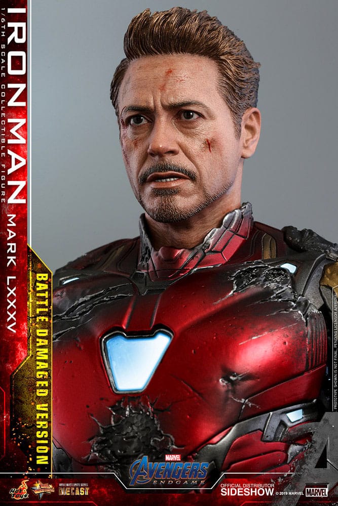 IRON MAN MARK LXXXV BATTLE DAMAGED FIGURA 1/6 AVENGERS ENDGAME 32 CM HOT TOYS SPECIAL EDITION
