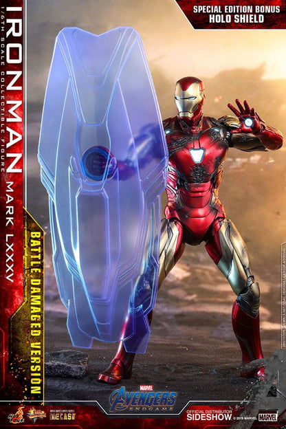 IRON MAN MARK LXXXV BATTLE DAMAGED FIGURA 1/6 AVENGERS ENDGAME 32 CM HOT TOYS SPECIAL EDITION