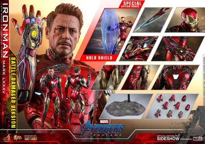 IRON MAN MARK LXXXV BATTLE DAMAGED FIGURA 1/6 AVENGERS ENDGAME 32 CM HOT TOYS SPECIAL EDITION