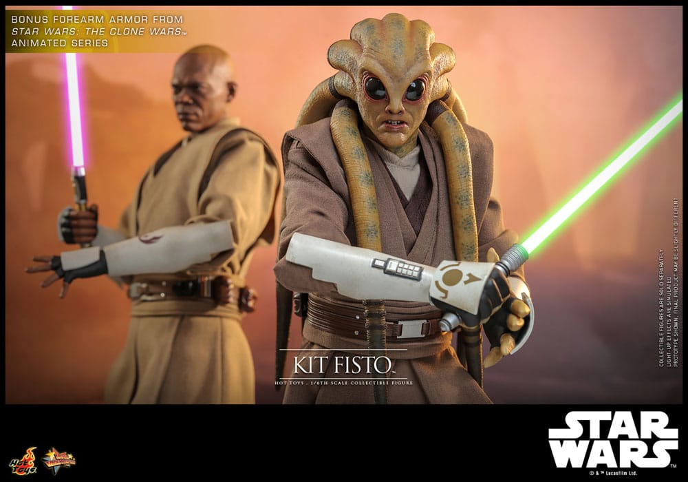 KIT FISTO - STAR WARS HOT TOYS MOVIE MASTERPIECE 1/6 FIGURA 32 CM