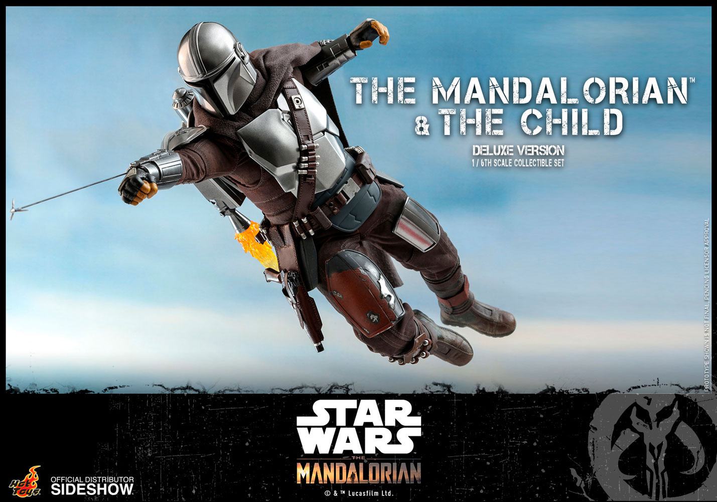 THE MANDALORIAN & THE CHILD DELUXE – STAR WARS THE MANDALORIAN PACK FIGURA 1/6 30 CM HOT TOYS