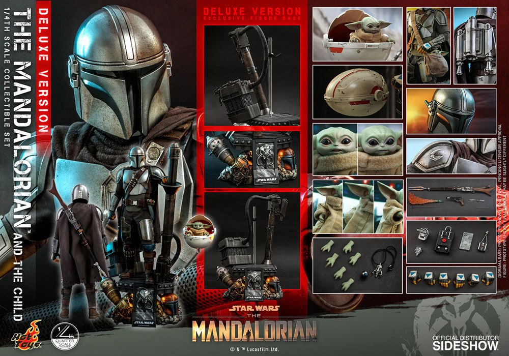 THE MANDALORIAN & THE CHILD DELUXE – STAR WARS THE MANDALORIAN 1/4 46 CM HOT TOYS