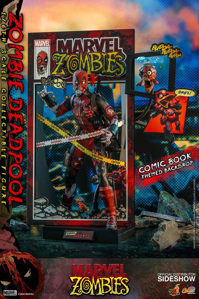 ZOMBIE DEADPOOL – FIGURA 1/6 HOT TOYS MARVEL ZOMBIES COMIC MASTERPIECE 31 CM