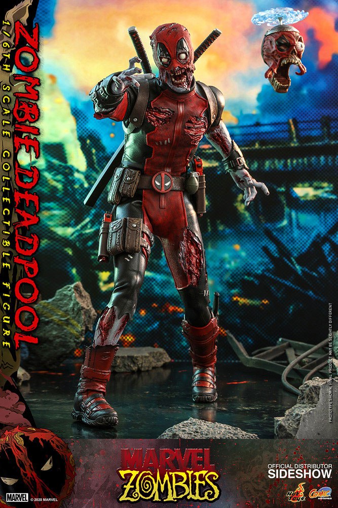 ZOMBIE DEADPOOL – FIGURA 1/6 HOT TOYS MARVEL ZOMBIES COMIC MASTERPIECE 31 CM