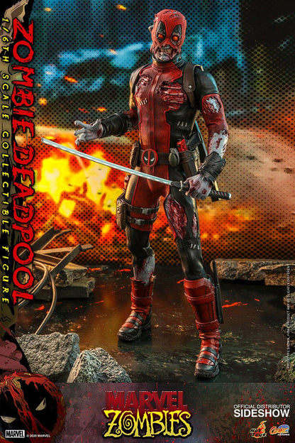 ZOMBIE DEADPOOL – FIGURA 1/6 HOT TOYS MARVEL ZOMBIES COMIC MASTERPIECE 31 CM