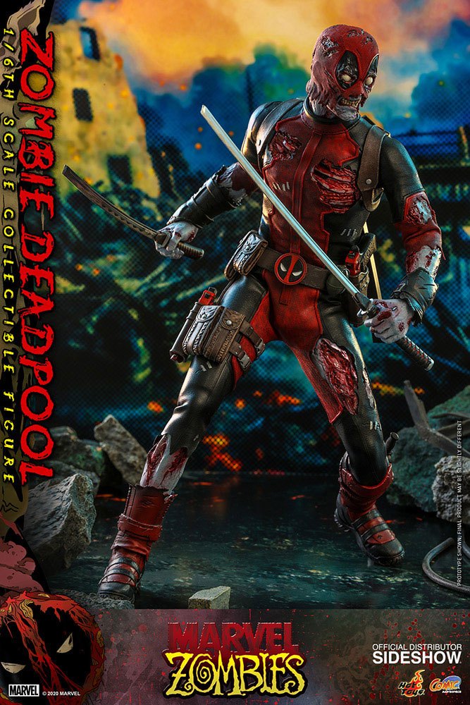 ZOMBIE DEADPOOL – FIGURA 1/6 HOT TOYS MARVEL ZOMBIES COMIC MASTERPIECE 31 CM