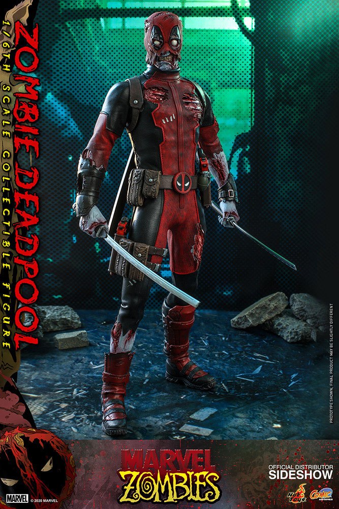 ZOMBIE DEADPOOL – FIGURA 1/6 HOT TOYS MARVEL ZOMBIES COMIC MASTERPIECE 31 CM