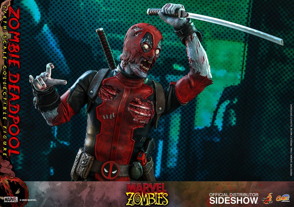 ZOMBIE DEADPOOL – FIGURA 1/6 HOT TOYS MARVEL ZOMBIES COMIC MASTERPIECE 31 CM