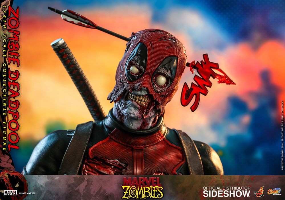 ZOMBIE DEADPOOL – FIGURA 1/6 HOT TOYS MARVEL ZOMBIES COMIC MASTERPIECE 31 CM