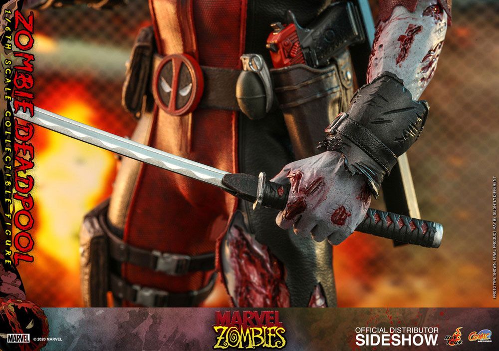 ZOMBIE DEADPOOL – FIGURA 1/6 HOT TOYS MARVEL ZOMBIES COMIC MASTERPIECE 31 CM