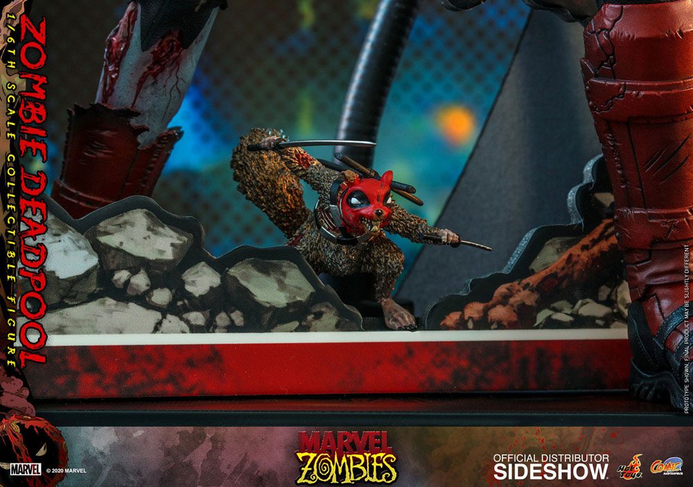 ZOMBIE DEADPOOL – FIGURA 1/6 HOT TOYS MARVEL ZOMBIES COMIC MASTERPIECE 31 CM