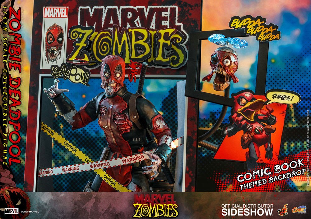 ZOMBIE DEADPOOL – FIGURA 1/6 HOT TOYS MARVEL ZOMBIES COMIC MASTERPIECE 31 CM