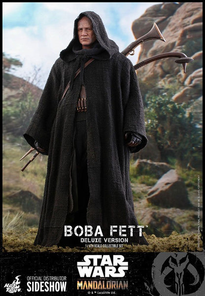 BOBA FETT DELUXE & TUSKEN RAIDER CHIEFTAIN – FIGURAS MOVIE MASTERPIECE 1/6 30 CM (HOT TOYS – STAR WARS THE MANDALORIAN)