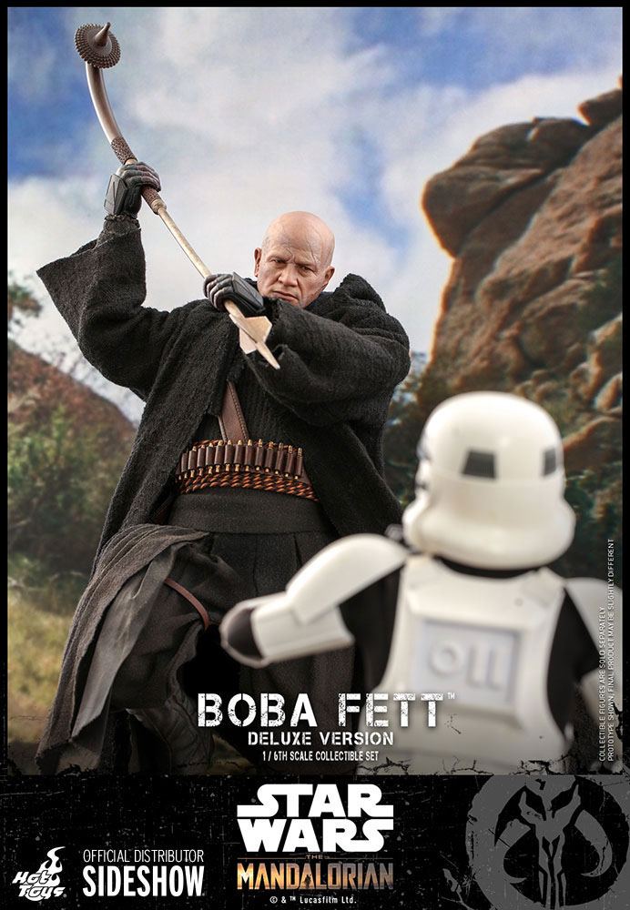 BOBA FETT DELUXE & TUSKEN RAIDER CHIEFTAIN – FIGURAS MOVIE MASTERPIECE 1/6 30 CM (HOT TOYS – STAR WARS THE MANDALORIAN)