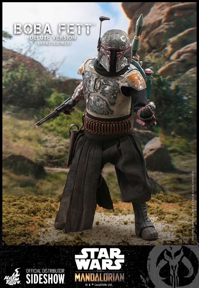 BOBA FETT DELUXE & TUSKEN RAIDER CHIEFTAIN – FIGURAS MOVIE MASTERPIECE 1/6 30 CM (HOT TOYS – STAR WARS THE MANDALORIAN)