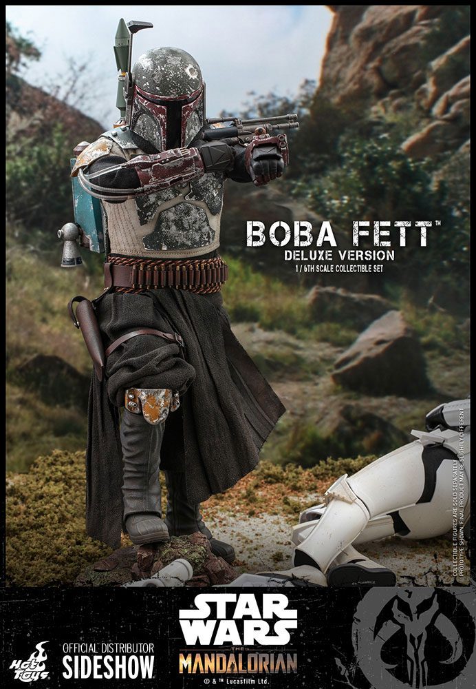 BOBA FETT DELUXE & TUSKEN RAIDER CHIEFTAIN – FIGURAS MOVIE MASTERPIECE 1/6 30 CM (HOT TOYS – STAR WARS THE MANDALORIAN)