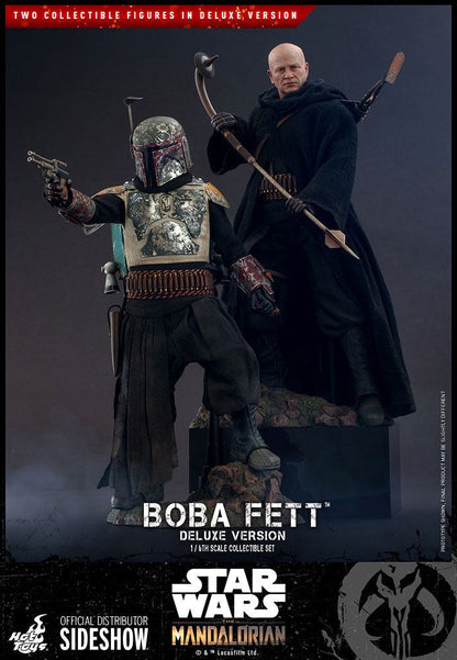 BOBA FETT DELUXE & TUSKEN RAIDER CHIEFTAIN – FIGURAS MOVIE MASTERPIECE 1/6 30 CM (HOT TOYS – STAR WARS THE MANDALORIAN)