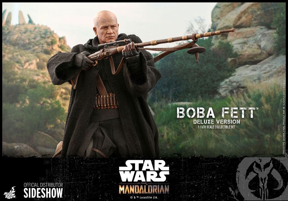 BOBA FETT DELUXE & TUSKEN RAIDER CHIEFTAIN – FIGURAS MOVIE MASTERPIECE 1/6 30 CM (HOT TOYS – STAR WARS THE MANDALORIAN)