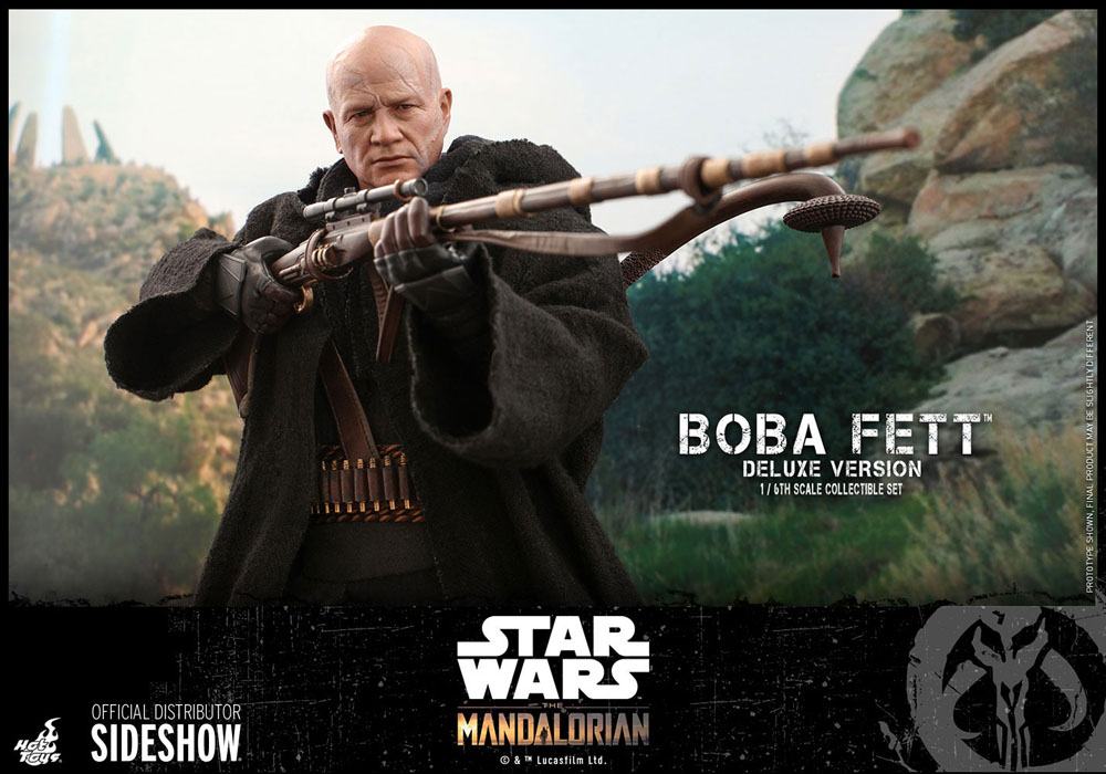 BOBA FETT DELUXE & TUSKEN RAIDER CHIEFTAIN – FIGURAS MOVIE MASTERPIECE 1/6 30 CM (HOT TOYS – STAR WARS THE MANDALORIAN)