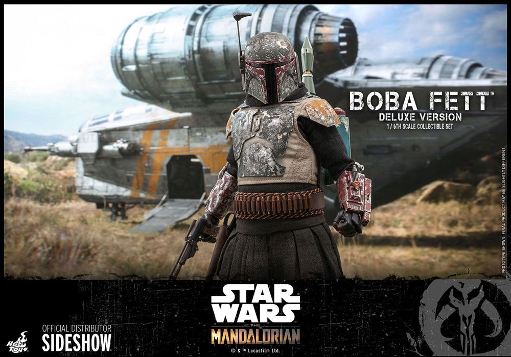 BOBA FETT DELUXE & TUSKEN RAIDER CHIEFTAIN – FIGURAS MOVIE MASTERPIECE 1/6 30 CM (HOT TOYS – STAR WARS THE MANDALORIAN)