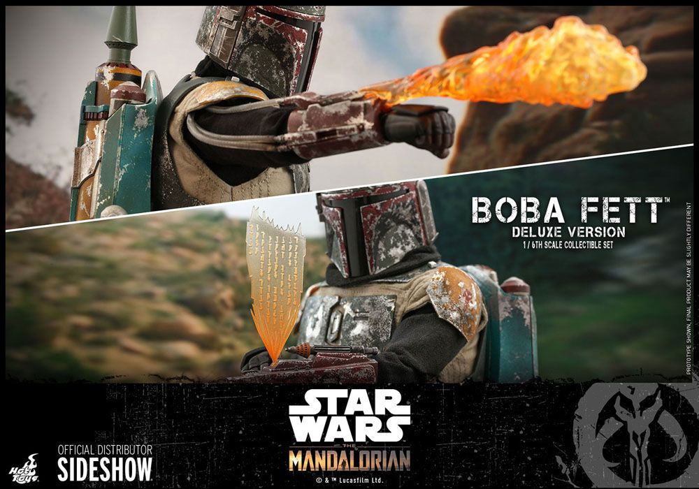 BOBA FETT DELUXE & TUSKEN RAIDER CHIEFTAIN – FIGURAS MOVIE MASTERPIECE 1/6 30 CM (HOT TOYS – STAR WARS THE MANDALORIAN)