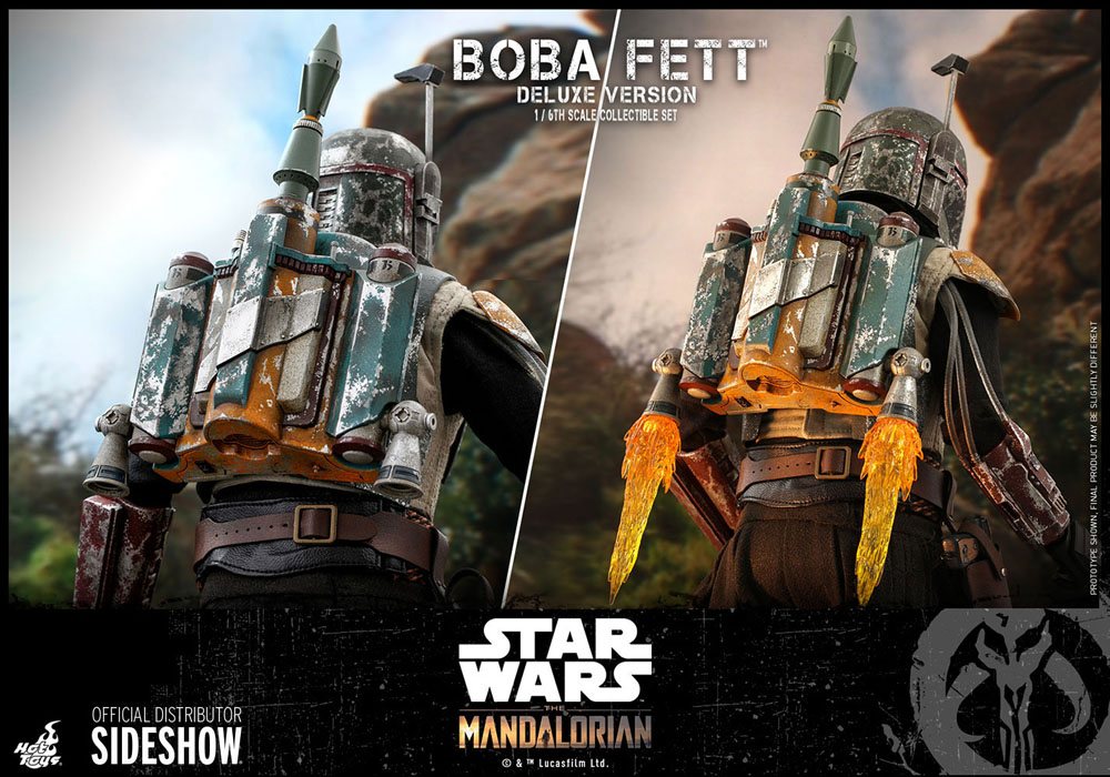 BOBA FETT DELUXE & TUSKEN RAIDER CHIEFTAIN – FIGURAS MOVIE MASTERPIECE 1/6 30 CM (HOT TOYS – STAR WARS THE MANDALORIAN)