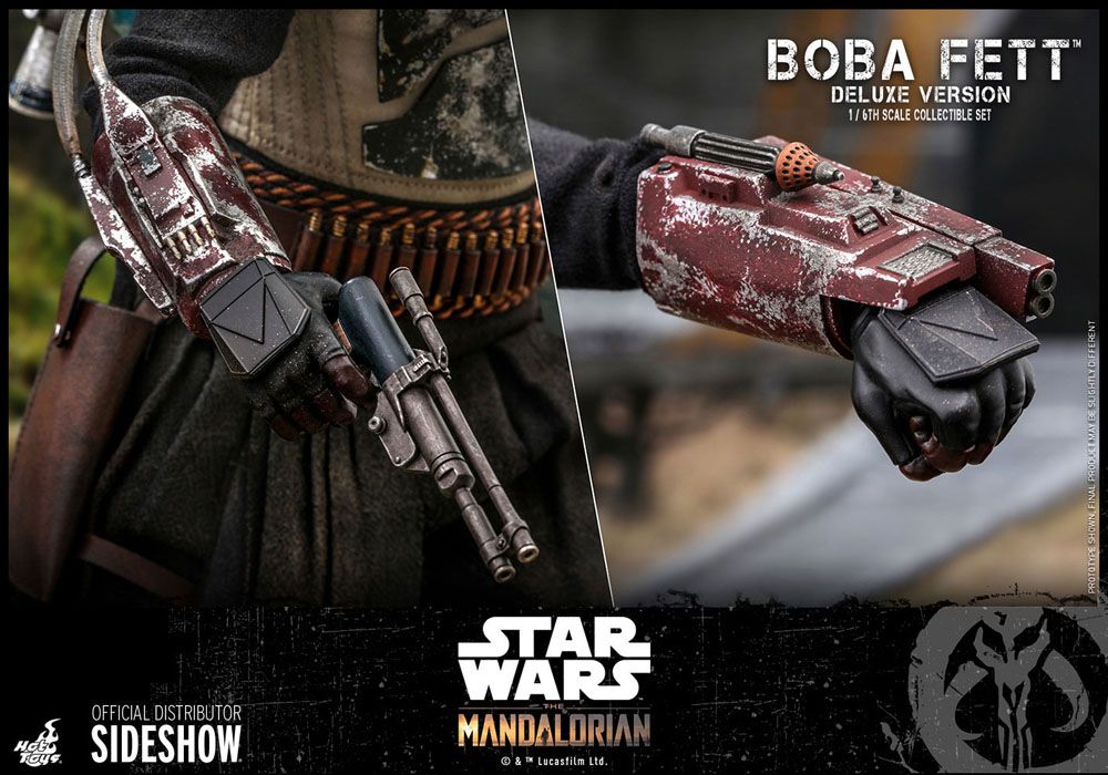 BOBA FETT DELUXE & TUSKEN RAIDER CHIEFTAIN – FIGURAS MOVIE MASTERPIECE 1/6 30 CM (HOT TOYS – STAR WARS THE MANDALORIAN)