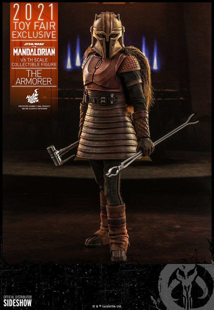 THE ARMORER - STAR WARS THE MANDALORIAN – (HOT TOYS – TOY FAIR EXCLUSIVE)