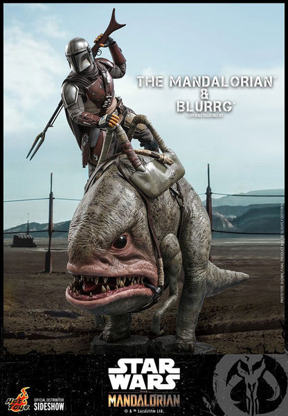 THE MANDALORIAN & BLURRG – STAR WARS THE MANDALORIAN PACK FIGURA 1/6 37 CM HOT TOYS