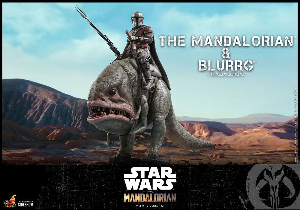 THE MANDALORIAN & BLURRG – STAR WARS THE MANDALORIAN PACK FIGURA 1/6 37 CM HOT TOYS