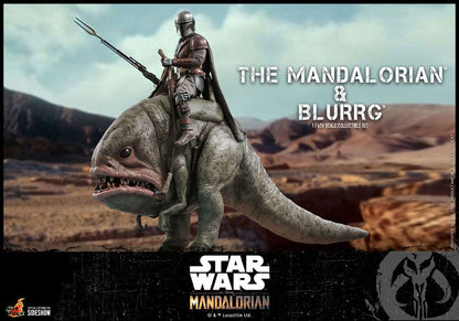 THE MANDALORIAN & BLURRG – STAR WARS THE MANDALORIAN PACK FIGURA 1/6 37 CM HOT TOYS