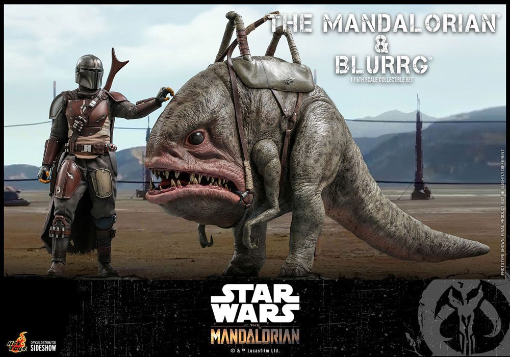 THE MANDALORIAN & BLURRG – STAR WARS THE MANDALORIAN PACK FIGURA 1/6 37 CM HOT TOYS