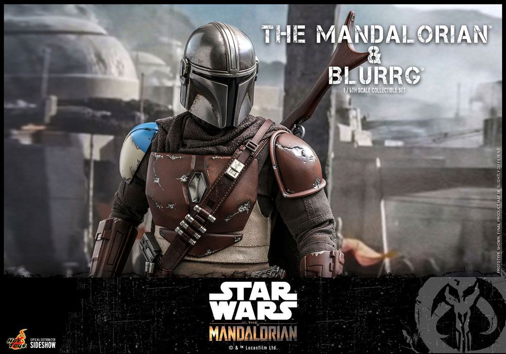 THE MANDALORIAN & BLURRG – STAR WARS THE MANDALORIAN PACK FIGURA 1/6 37 CM HOT TOYS